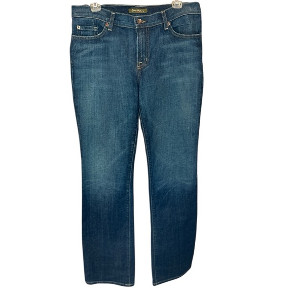 David Kahn Jeanswear Bootcut Jeans Women Size 10 Made in USA Blue Stretch Denim - Picture 1 of 11